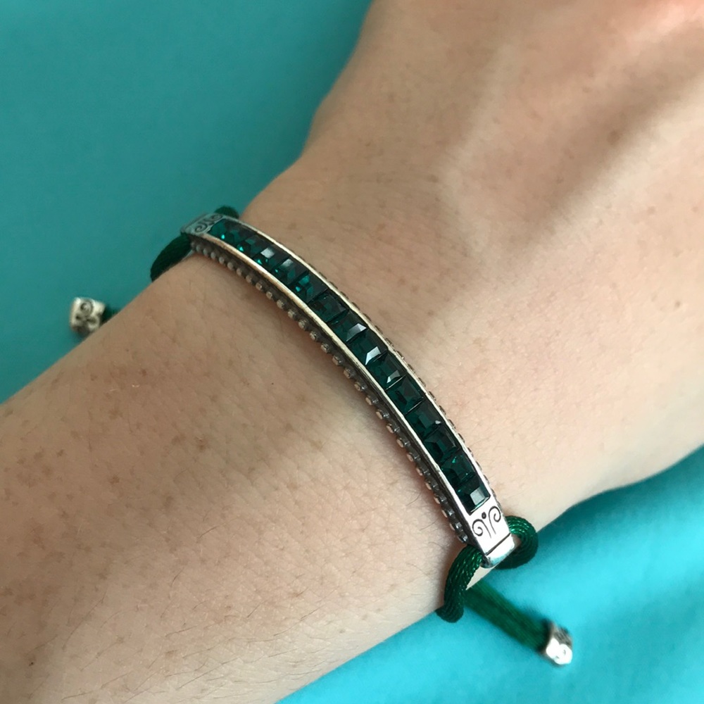Brighton Color Groove Bracelet in Emerald